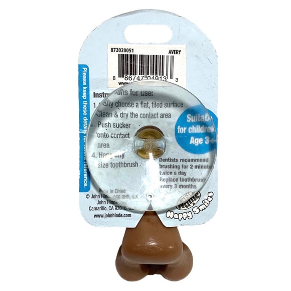 Happy Smiles Personalized Kids Toothbrush Holder Avery Monkey - Picture 2 of 4